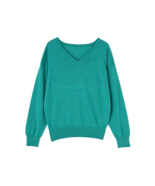 ＊＊N.Natural Beauty Basic / エヌ ナチュラルビューティーベーシック ニット・セーター | コットンアサVネックニット | 詳細17