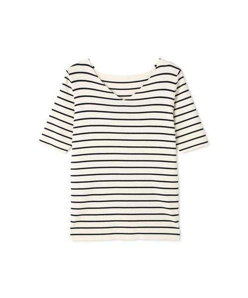 ＊＊N.Natural Beauty Basic / エヌ ナチュラルビューティーベーシック ニット・セーター | 総針コンパクトVネックニット | 詳細1