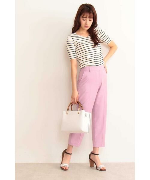 ＊＊N.Natural Beauty Basic / エヌ ナチュラルビューティーベーシック ニット・セーター | 総針コンパクトVネックニット | 詳細2