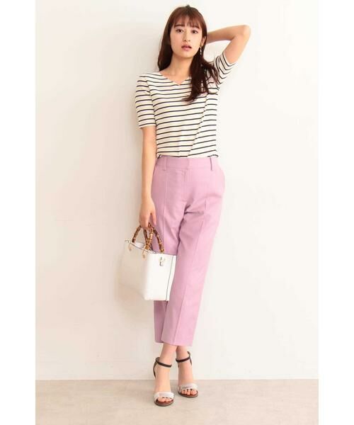 ＊＊N.Natural Beauty Basic / エヌ ナチュラルビューティーベーシック ニット・セーター | 総針コンパクトVネックニット | 詳細3