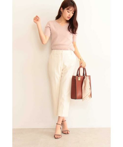 ＊＊N.Natural Beauty Basic / エヌ ナチュラルビューティーベーシック ニット・セーター | 総針コンパクトVネックニット | 詳細9