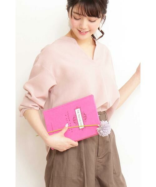 ＊＊N.Natural Beauty Basic / エヌ ナチュラルビューティーベーシック シャツ・ブラウス | ドライポプリンシャツ（ピンク）