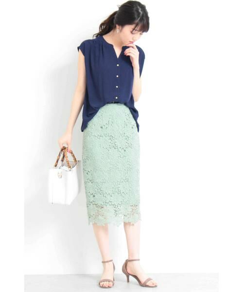 ＊＊N.Natural Beauty Basic / エヌ ナチュラルビューティーベーシック シャツ・ブラウス | ゴールドパーツ釦ブラウス | 詳細7