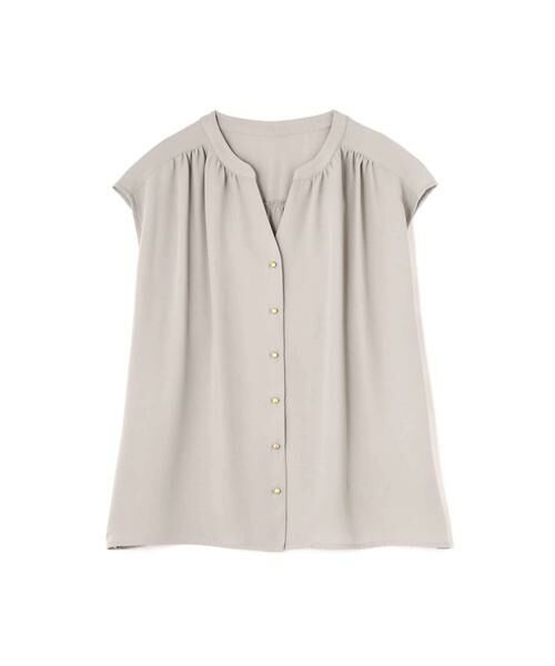 ＊＊N.Natural Beauty Basic / エヌ ナチュラルビューティーベーシック シャツ・ブラウス | ゴールドパーツ釦ブラウス | 詳細15