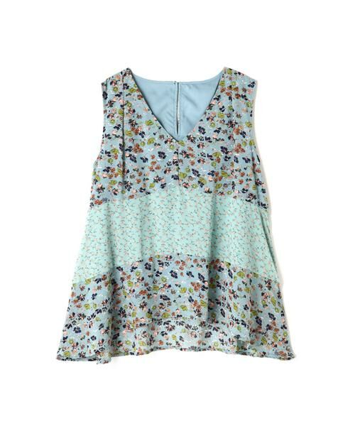 ＊＊N.Natural Beauty Basic / エヌ ナチュラルビューティーベーシック シャツ・ブラウス | パッチワークフラワーフレアブラウス | 詳細1