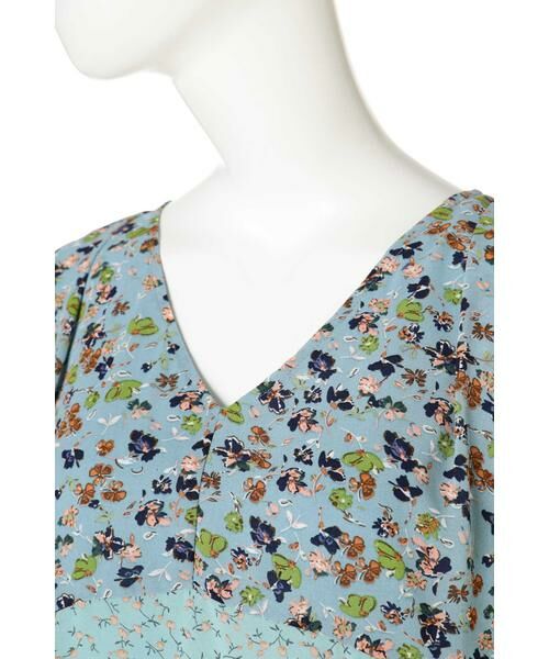 ＊＊N.Natural Beauty Basic / エヌ ナチュラルビューティーベーシック シャツ・ブラウス | パッチワークフラワーフレアブラウス | 詳細7