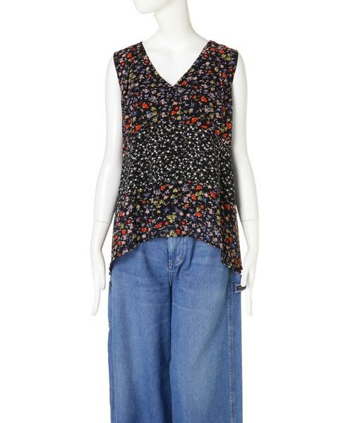 ＊＊N.Natural Beauty Basic / エヌ ナチュラルビューティーベーシック シャツ・ブラウス | パッチワークフラワーフレアブラウス | 詳細15