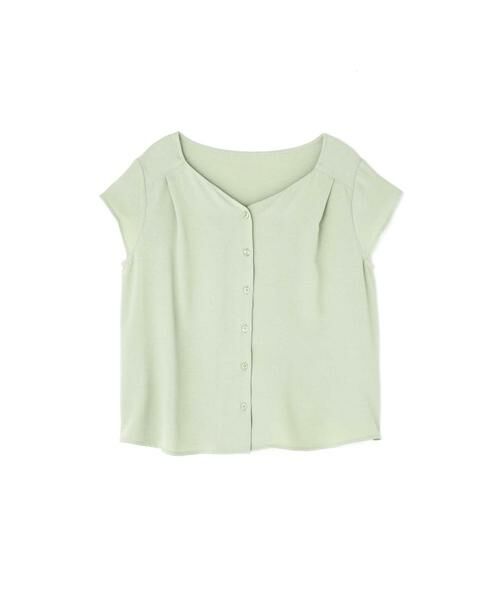 ＊＊N.Natural Beauty Basic / エヌ ナチュラルビューティーベーシック シャツ・ブラウス | ハートネックタックブラウス | 詳細1