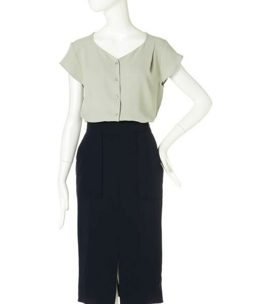 ＊＊N.Natural Beauty Basic / エヌ ナチュラルビューティーベーシック シャツ・ブラウス | ハートネックタックブラウス | 詳細4