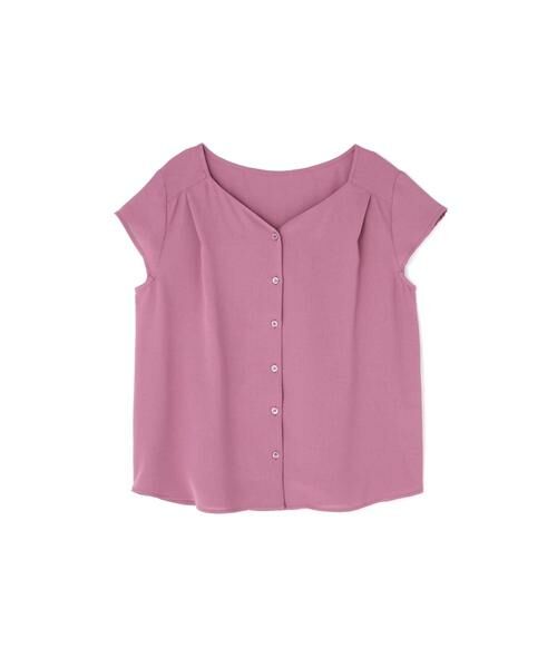 ＊＊N.Natural Beauty Basic / エヌ ナチュラルビューティーベーシック シャツ・ブラウス | ハートネックタックブラウス | 詳細12