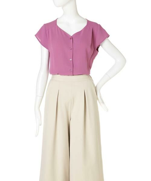 ＊＊N.Natural Beauty Basic / エヌ ナチュラルビューティーベーシック シャツ・ブラウス | ハートネックタックブラウス | 詳細15