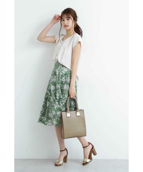 ＊＊N.Natural Beauty Basic / エヌ ナチュラルビューティーベーシック シャツ・ブラウス | ハートネックタックブラウス | 詳細18