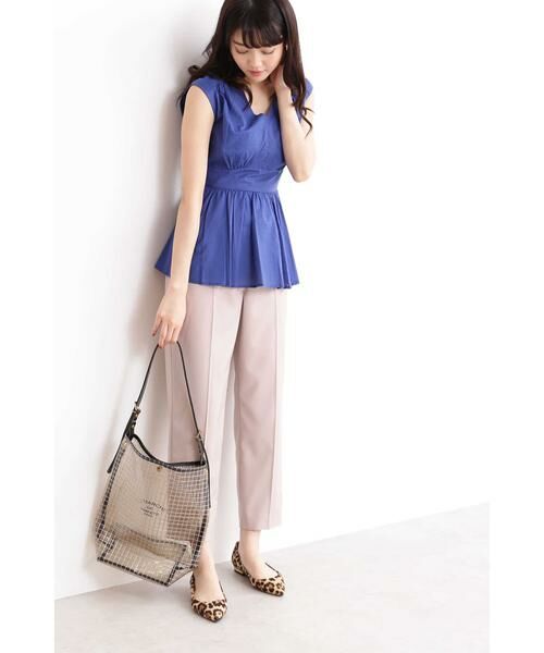 ＊＊N.Natural Beauty Basic / エヌ ナチュラルビューティーベーシック シャツ・ブラウス | ぺプラムノースリーブブラウス | 詳細3