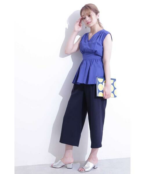 ＊＊N.Natural Beauty Basic / エヌ ナチュラルビューティーベーシック シャツ・ブラウス | ぺプラムノースリーブブラウス | 詳細6