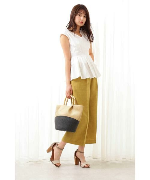 ＊＊N.Natural Beauty Basic / エヌ ナチュラルビューティーベーシック シャツ・ブラウス | ぺプラムノースリーブブラウス | 詳細11