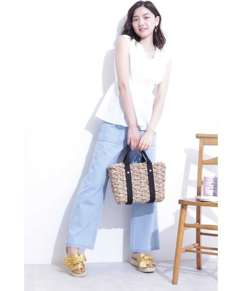 ＊＊N.Natural Beauty Basic / エヌ ナチュラルビューティーベーシック シャツ・ブラウス | ぺプラムノースリーブブラウス | 詳細14