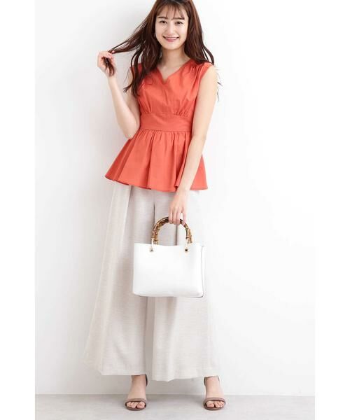 ＊＊N.Natural Beauty Basic / エヌ ナチュラルビューティーベーシック シャツ・ブラウス | ぺプラムノースリーブブラウス | 詳細18