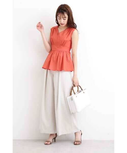 ＊＊N.Natural Beauty Basic / エヌ ナチュラルビューティーベーシック シャツ・ブラウス | ぺプラムノースリーブブラウス | 詳細19