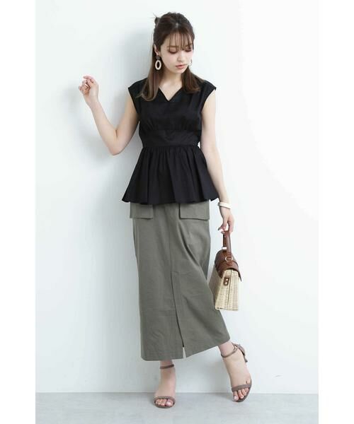 ＊＊N.Natural Beauty Basic / エヌ ナチュラルビューティーベーシック シャツ・ブラウス | ぺプラムノースリーブブラウス | 詳細24