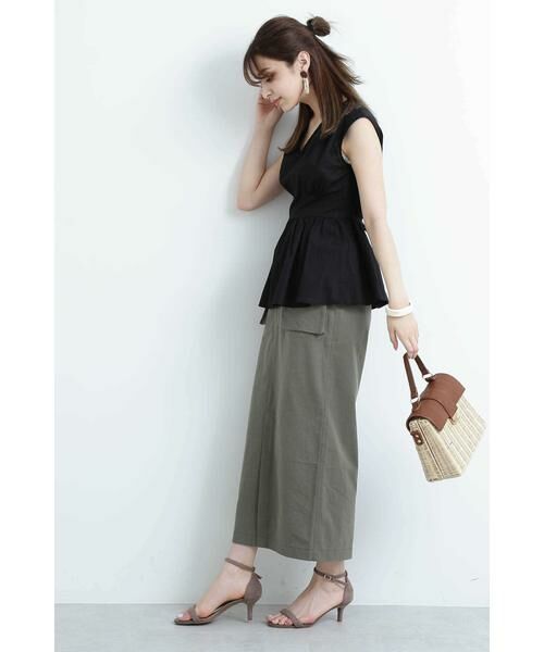 ＊＊N.Natural Beauty Basic / エヌ ナチュラルビューティーベーシック シャツ・ブラウス | ぺプラムノースリーブブラウス | 詳細25