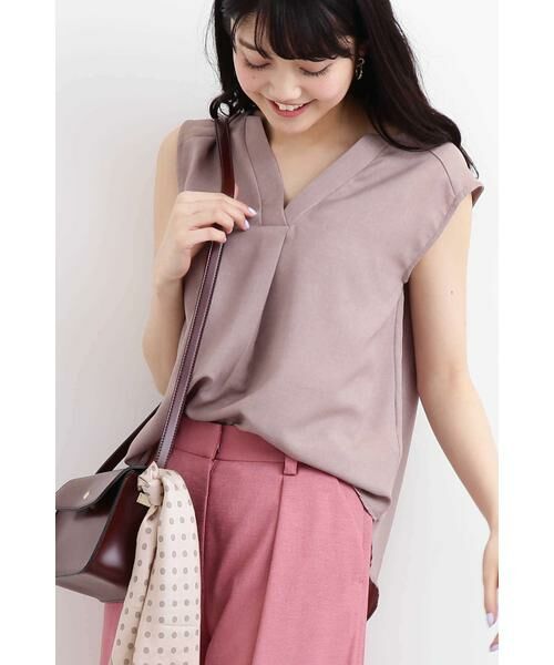 ＊＊N.Natural Beauty Basic / エヌ ナチュラルビューティーベーシック シャツ・ブラウス | ガルーダツイルシャツ（モカベージュ）