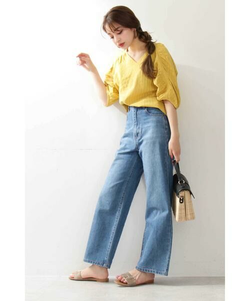 ＊＊N.Natural Beauty Basic / エヌ ナチュラルビューティーベーシック シャツ・ブラウス | カラミストライプブラウス | 詳細3