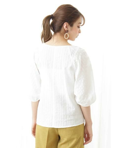 ＊＊N.Natural Beauty Basic / エヌ ナチュラルビューティーベーシック シャツ・ブラウス | カラミストライプブラウス | 詳細12