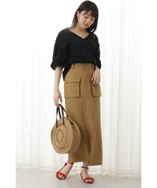 ＊＊N.Natural Beauty Basic / エヌ ナチュラルビューティーベーシック シャツ・ブラウス | カラミストライプブラウス | 詳細16