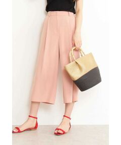 ダブルクロスタックガウチョパンツ