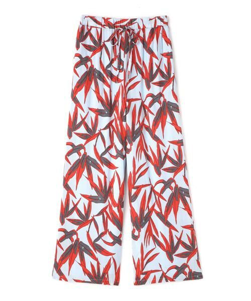 ＊＊N.Natural Beauty Basic / エヌ ナチュラルビューティーベーシック パンツ | リーフプリントリラックスパンツ | 詳細1