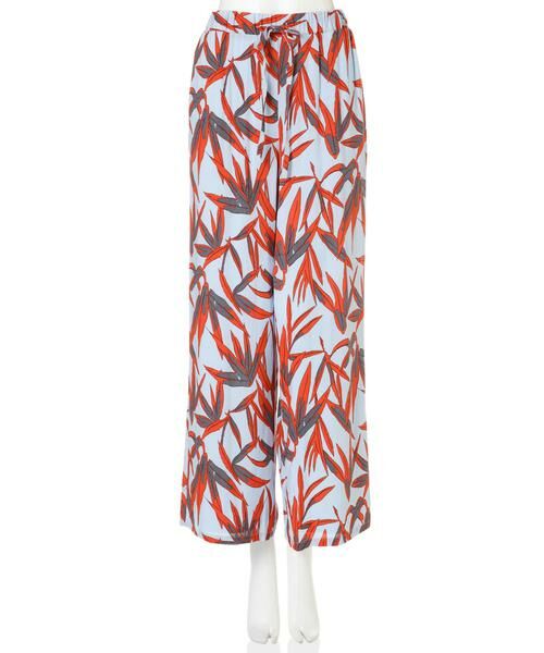 ＊＊N.Natural Beauty Basic / エヌ ナチュラルビューティーベーシック パンツ | リーフプリントリラックスパンツ | 詳細4