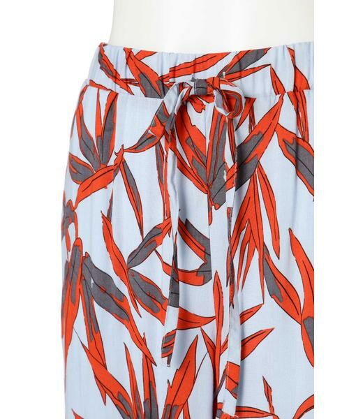 ＊＊N.Natural Beauty Basic / エヌ ナチュラルビューティーベーシック パンツ | リーフプリントリラックスパンツ | 詳細7