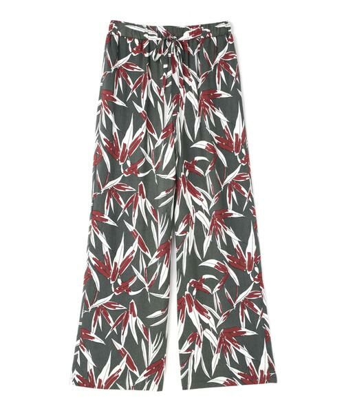 ＊＊N.Natural Beauty Basic / エヌ ナチュラルビューティーベーシック パンツ | リーフプリントリラックスパンツ | 詳細12