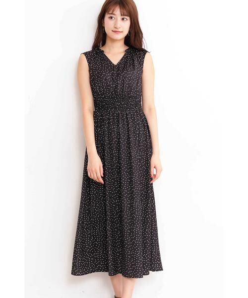 ＊＊N.Natural Beauty Basic / エヌ ナチュラルビューティーベーシック ワンピース | ハイウエストシャーリングマキシワンピース | 詳細10