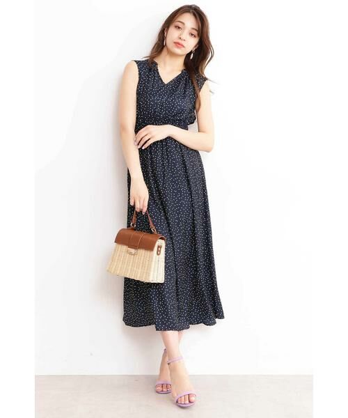 ＊＊N.Natural Beauty Basic / エヌ ナチュラルビューティーベーシック ワンピース | ハイウエストシャーリングマキシワンピース | 詳細15