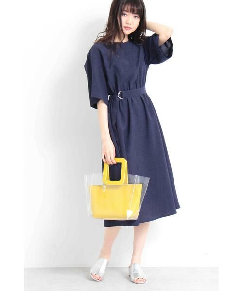 ＊＊N.Natural Beauty Basic / エヌ ナチュラルビューティーベーシック ワンピース | ドライポプリンシャツワンピース | 詳細13