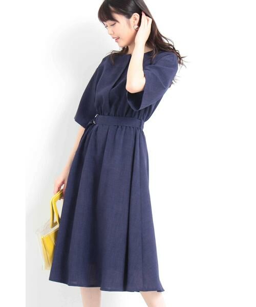 ＊＊N.Natural Beauty Basic / エヌ ナチュラルビューティーベーシック ワンピース | ドライポプリンシャツワンピース | 詳細15