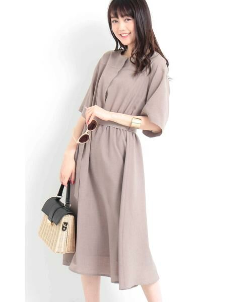 ＊＊N.Natural Beauty Basic / エヌ ナチュラルビューティーベーシック ワンピース | ドライポプリンシャツワンピース | 詳細20