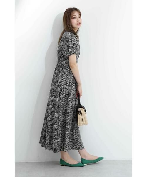 ＊＊N.Natural Beauty Basic / エヌ ナチュラルビューティーベーシック ワンピース | パワーショルダーマキシワンピース | 詳細17