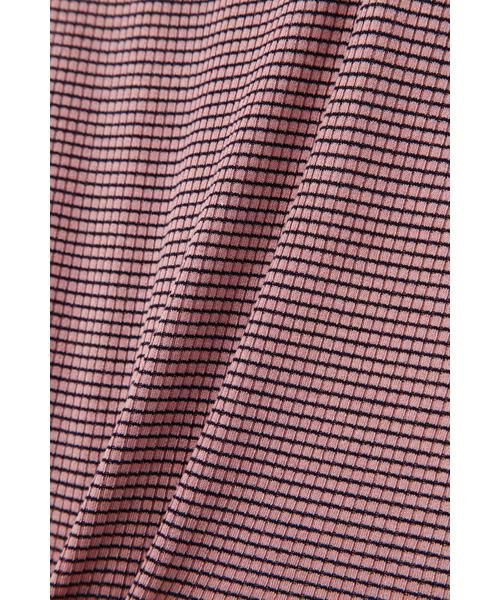 ＊＊N.Natural Beauty Basic / エヌ ナチュラルビューティーベーシック カットソー | テレコボーダーヘンリーネックTシャツ | 詳細9