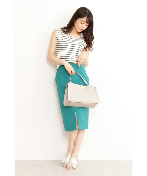 ＊＊N.Natural Beauty Basic / エヌ ナチュラルビューティーベーシック ニット・セーター | 総針ノースリーブVネックニット | 詳細2