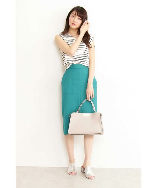 ＊＊N.Natural Beauty Basic / エヌ ナチュラルビューティーベーシック ニット・セーター | 総針ノースリーブVネックニット | 詳細3