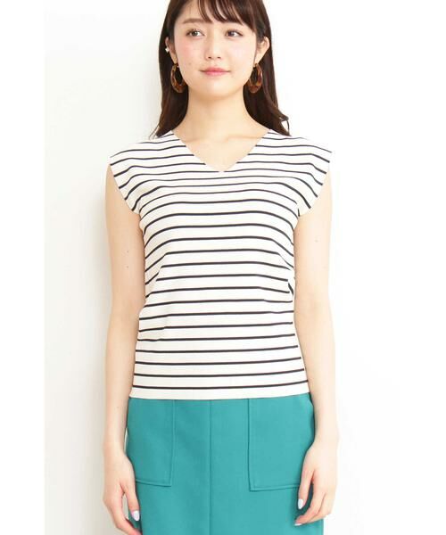 ＊＊N.Natural Beauty Basic / エヌ ナチュラルビューティーベーシック ニット・セーター | 総針ノースリーブVネックニット | 詳細5