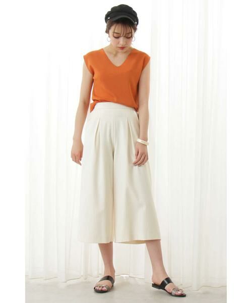 ＊＊N.Natural Beauty Basic / エヌ ナチュラルビューティーベーシック ニット・セーター | 総針ノースリーブVネックニット | 詳細25