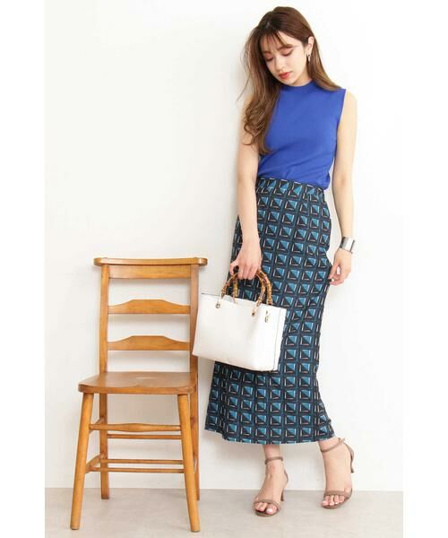 ＊＊N.Natural Beauty Basic / エヌ ナチュラルビューティーベーシック ニット・セーター | 総針ノースリーブハイネックニット | 詳細2