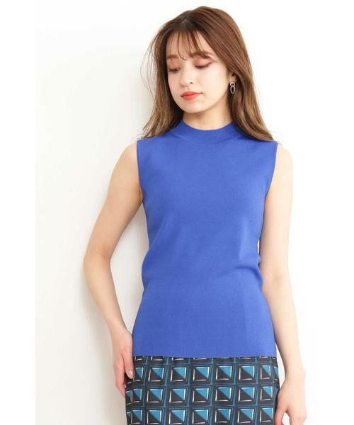 ＊＊N.Natural Beauty Basic / エヌ ナチュラルビューティーベーシック ニット・セーター | 総針ノースリーブハイネックニット | 詳細6