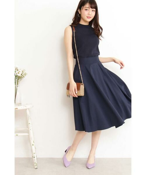 ＊＊N.Natural Beauty Basic / エヌ ナチュラルビューティーベーシック ニット・セーター | 総針ノースリーブハイネックニット | 詳細11