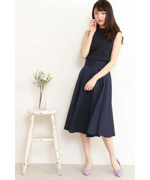 ＊＊N.Natural Beauty Basic / エヌ ナチュラルビューティーベーシック ニット・セーター | 総針ノースリーブハイネックニット | 詳細13