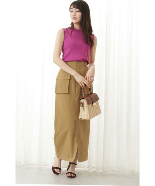 ＊＊N.Natural Beauty Basic / エヌ ナチュラルビューティーベーシック ニット・セーター | 総針ノースリーブハイネックニット | 詳細27