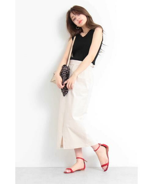 ＊＊N.Natural Beauty Basic / エヌ ナチュラルビューティーベーシック ニット・セーター | エジングノースリーブニット | 詳細7